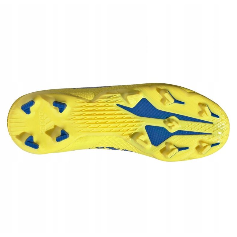 Adidas X Ghosted.3 Ll Fg Jr GZ7557 football boots multicolored yellow 2