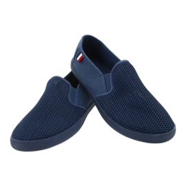 NEWS Tommy Navy Blue Sneakers 21MN02-3636 3 NEWS Tommy Navy Blue Sneakers 21MN02-3636 3