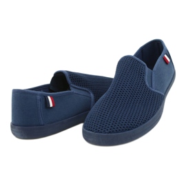 NEWS Tommy Navy Blue Sneakers 21MN02-3636 2