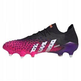 Adidas Predator Freak.1 Low Sg M FW7246 football boots graphite, black, purple black 1