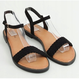 Black women's sandals WL061 Black 1