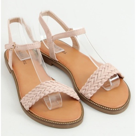 Women's beige sandals WL061 Nude 1