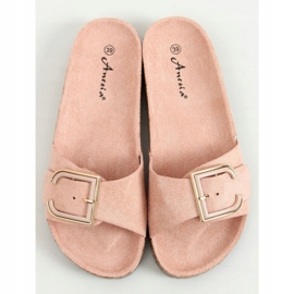 Pink cork slippers N-111 Pink 1