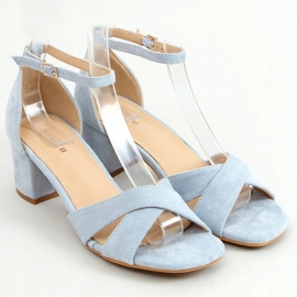 Blue high-heeled sandals 8832 Blue 1