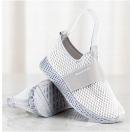 SHELOVET Slip-on Sneakers With Mesh grey 1
