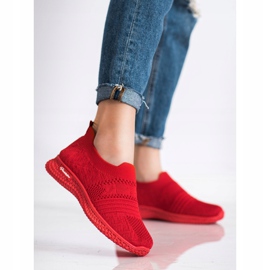 MCKEYLOR Red Slip-On Sneakers 2