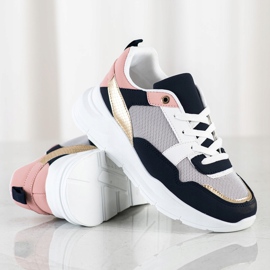 SHELOVET Stylish Sneakers With Mesh multicolored 1
