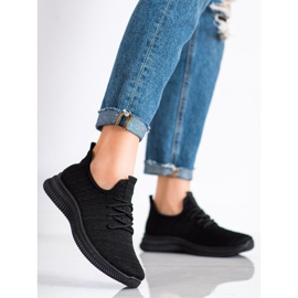 SHELOVET Light Textile Sport Shoes black 2