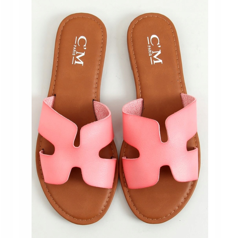 Pink women's pink slippers 55-2 Pink 1