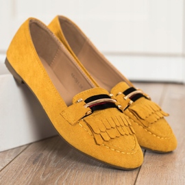 Anesia Paris Stylish loafers yellow 1 Anesia Paris Stylish loafers yellow 1