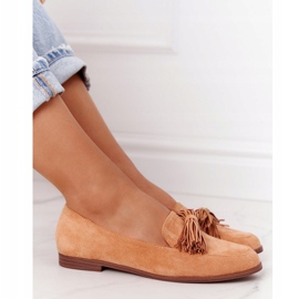 EVE Fringed Suede Loafers Camel Alicante brown 1 EVE Fringed Suede Loafers Camel Alicante brown 1