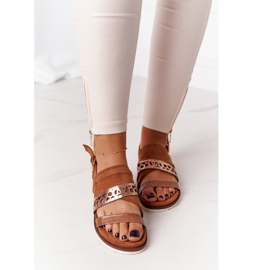 EVE Women's Suede Sandals Camel Asturias brown 2 EVE Women's Suede Sandals Camel Asturias brown 2
