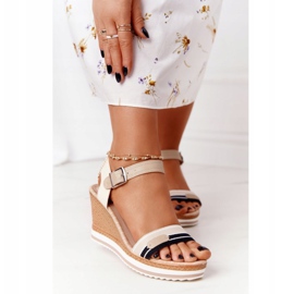 PG1 Tropical Beige Wedge Sandals 2 PG1 Tropical Beige Wedge Sandals 2
