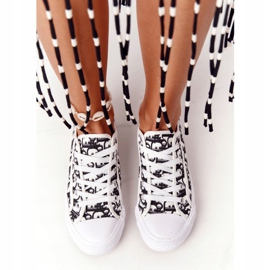 PS1 Women's Logged Sneakers White and Black Day Off 1