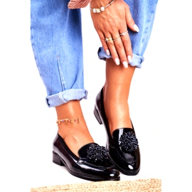 Lacquered Moccasins Vinceza 21-10527 Black 2