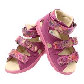 Mazurek Girls' High Leather Sandals 291 pink 4 Mazurek Girls' High Leather Sandals 291 pink 4
