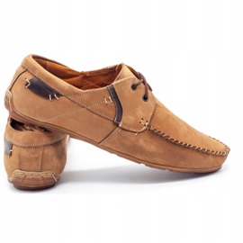 Olivier Men's leather loafers 297 brown 3 Olivier Men's leather loafers 297 brown 3