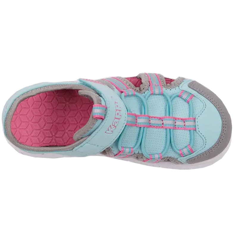 Kappa Kyoko children's shoes blue-gray 260884K 6316 pink grey 1