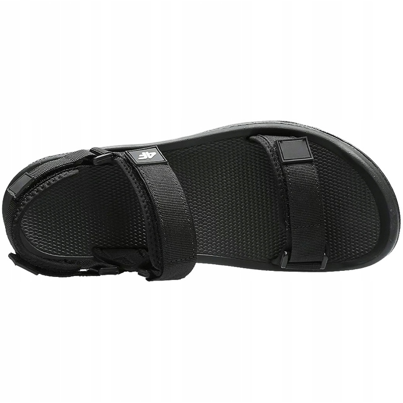 Men's sandals 4F deep black H4L21 SAM001 20S 1