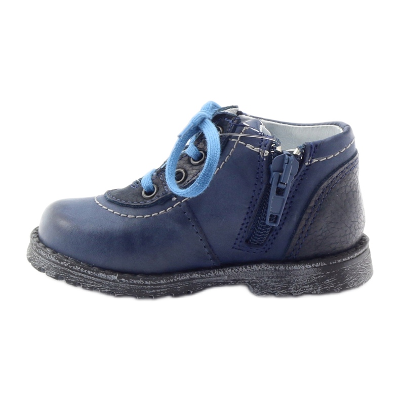 Boys' leather boots 1456 navy blue RenBut 2 Boys' leather boots 1456 navy blue RenBut 2