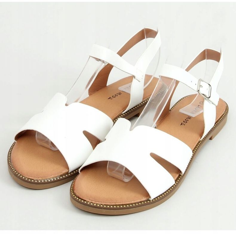 White women's sandals K-20 White 1