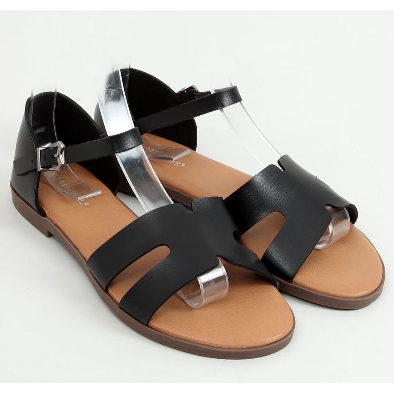 Black sandals for women 7823 Black 1