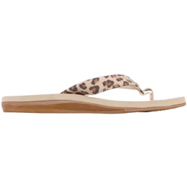 Kappa Fayola beige women's slippers 242980 4150 brown 1
