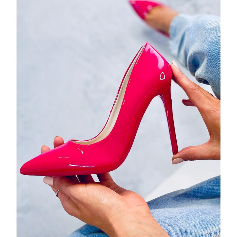 Fuchsia women's high heels NF-50P Fuchsia pink 2