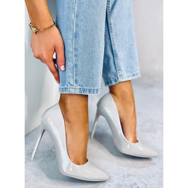 Gray Women's gray stilettos NF-50P Gray grey 1 Gray Women's gray stilettos NF-50P Gray grey 1
