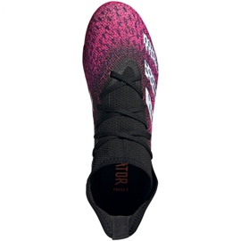 Adidas Predator Freak.3 Fg M FW7514 football boots black, black, pink pink 1