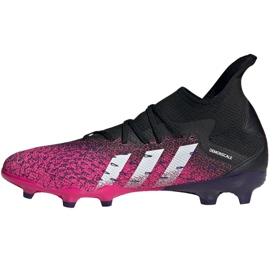 Adidas Predator Freak.3 Fg M FW7514 football boots black, black, pink pink 2