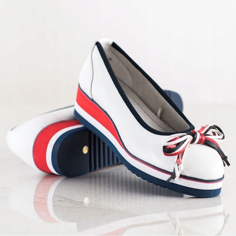 Filippo Comfortable Leather Pumps white 1