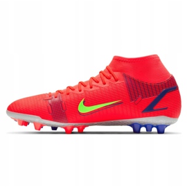 Nike Superfly 8 Academy Ag M CV0842-600 football shoes multicolored red 1