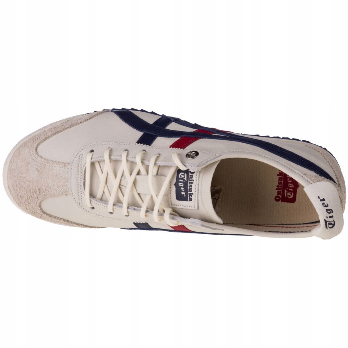 Asics Onitsuka Tiger Mexico 66 Sd W 11a036 101 Beige Red Navy Blue Keeshoes Asics Onitsuka Tiger Mexico 66 Sd W 11a036 101 Beige Red Navy Blue Keeshoes
