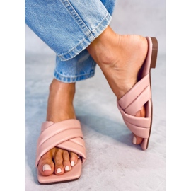 Pink Square sole slippers S060191 Pink 1