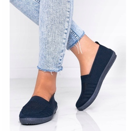 Navy blue sneakers Slip On openwork Deep 1 Navy blue sneakers Slip On openwork Deep 1