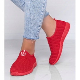 Red sports sneakers "Do it" 1