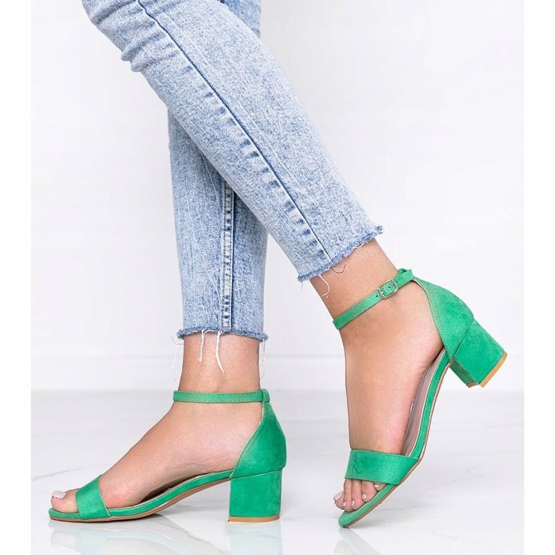 Green sandals on the Your Feelings post 2