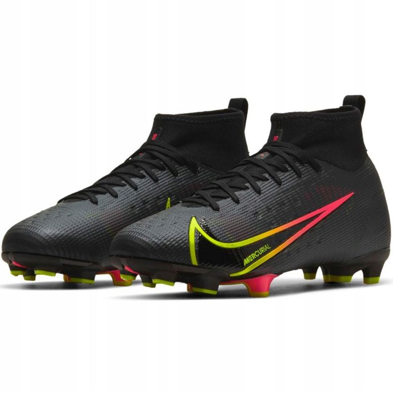 Nike Mercurial Superfly 8 Pro Fg Jr CV0804 090 soccer shoes multicolored black 2