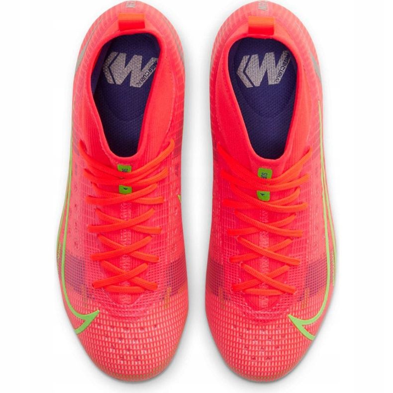 Nike Mercurial Superfly 8 Pro Fg Jr CV0804 600 soccer shoes orange orange 1