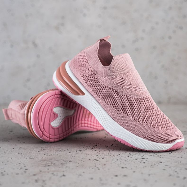 SHELOVET Slip-on Sneakers pink 1 SHELOVET Slip-on Sneakers pink 1