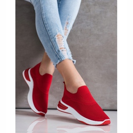 SHELOVET Slip-on Sneakers red 1