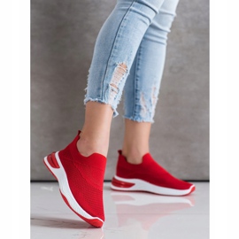 SHELOVET Slip-on Sneakers red 2