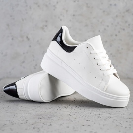 SHELOVET Comfortable Sneakers white 1