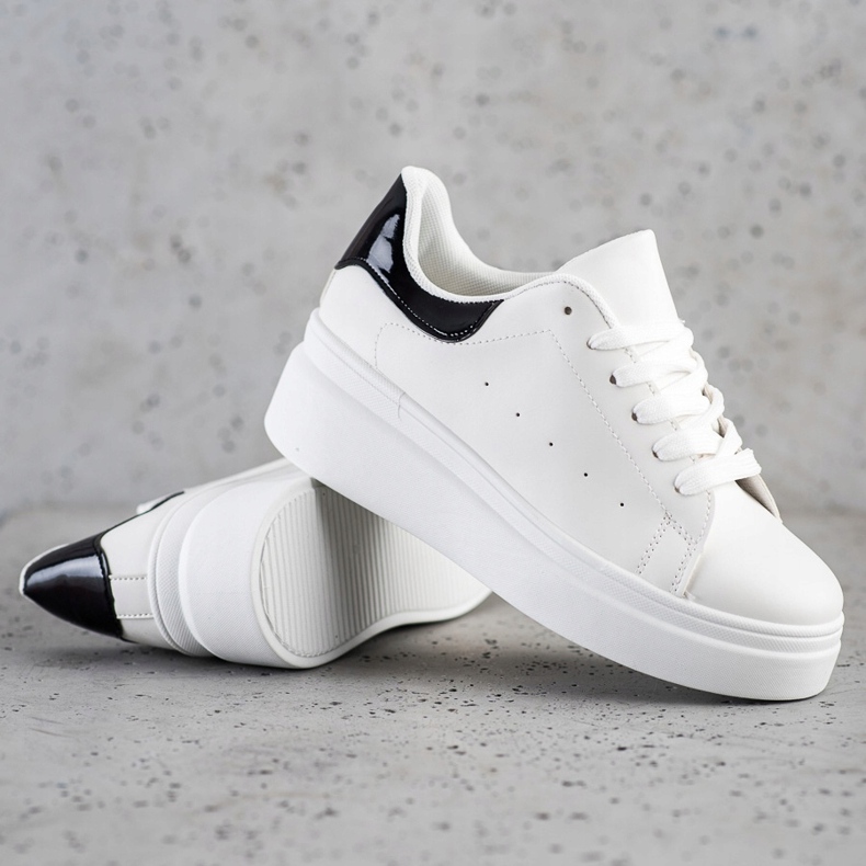 SHELOVET Comfortable Sneakers white 1