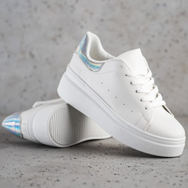 SHELOVET Comfortable Sneakers white 1