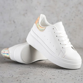 SHELOVET Comfortable Sneakers white 1