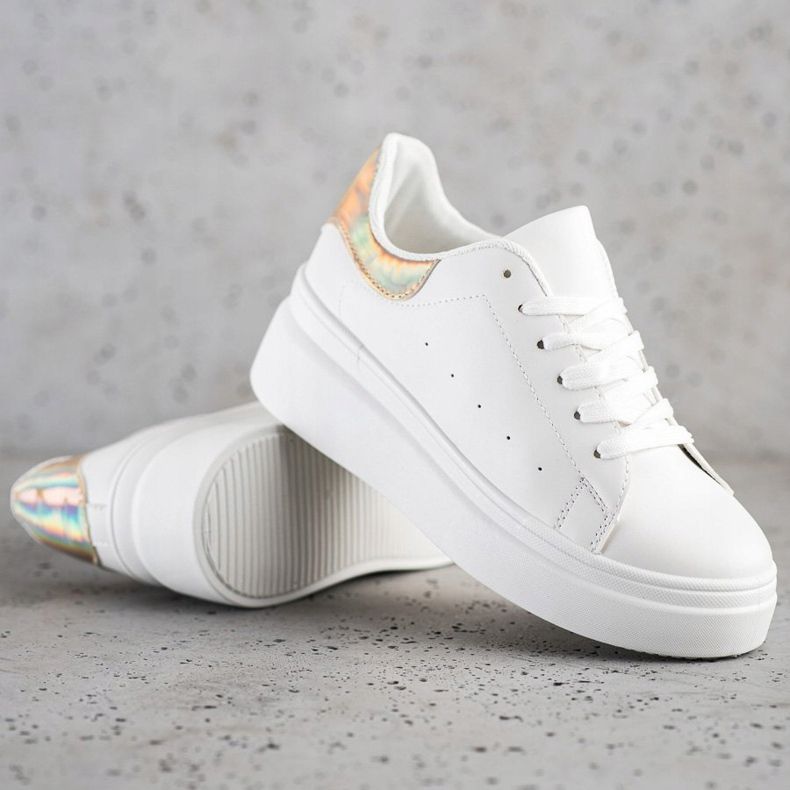 SHELOVET Comfortable Sneakers white 1