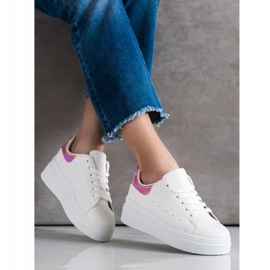 SHELOVET Comfortable Sneakers white 2