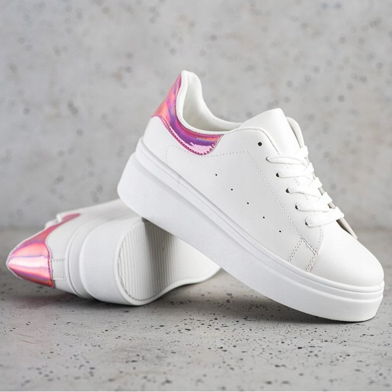 SHELOVET Comfortable Sneakers white 1